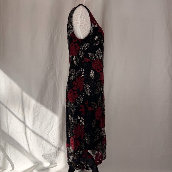 Calvin Klein Women's Sleeveless Midi Dress | Black | Size 8 - Picture 5 of 12